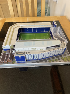 Never been lucky to go to Goodison so I built it from a kit